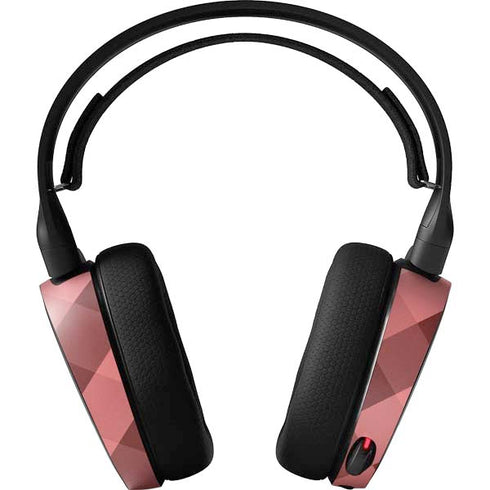 Autumn Red Geometric SteelSeries Arctis 3 Skin